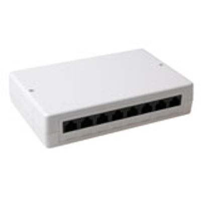 Cat 5 netwerkdoos opbouw 8xRJ45 FA5001 shielded
