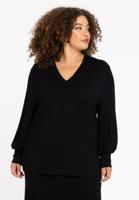 Yoek Shirt V-hals LOUNGE | Zwart | Maat 50/52 Yoek Shirt V-hals LOUNGE | Zwart | Maat 50/52