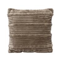 Decoris Sierkussen polyester grijs 45x45cm - thumbnail