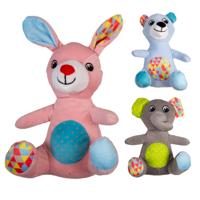 Jack and Vanilla Puppyspeelgoed - Knuffelbeer met piep