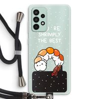 You're Shrimply The Best: Samsung Galaxy A52s 5G Transparant Hoesje met koord