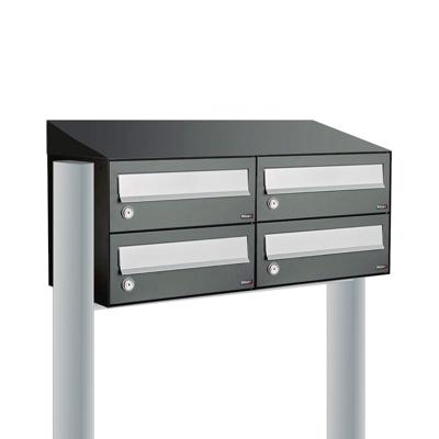 Allux Hive Set 2-Breed, 2-Hoog Met Dak Op Statief Antraciet - 40030065_2x2ds