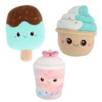 Pluchiez Ijs / Cupcake / Bubbletea Pluche Assorti - thumbnail