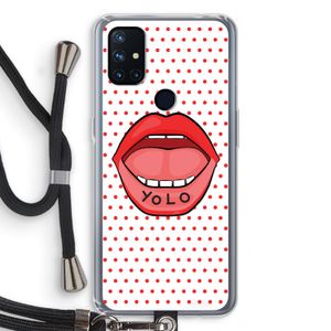 Yolo Denise: OnePlus Nord N10 5G Transparant Hoesje met koord