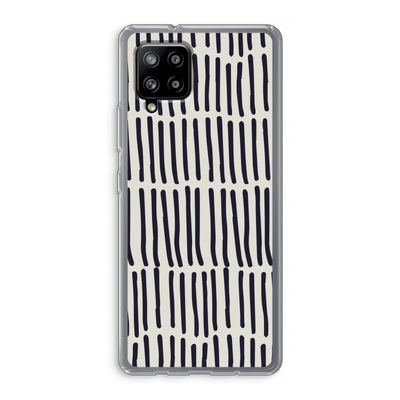 Moroccan stripes: Samsung Galaxy A42 5G Transparant Hoesje