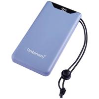 Intenso F10000 Powerbank 10000 mAh Quick Charge, Power Delivery LiPo USB-A, USB-C Blauw Statusweergave - thumbnail