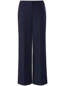Wide Fit-broek pasvorm Cornelia Van Peter Hahn blauw