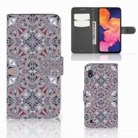 Samsung Galaxy A10 | Bookcase | Flower Tiles