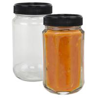 Weckpot/inmaakpot - 2x - glas - 320 ml - met schroefdop - transparant Weckpot/inmaakpot - 2x - glas - 320 ml - met schroefdop - transparant