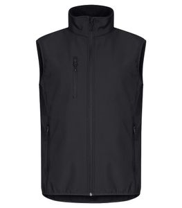 Clique 0200911 Classic Softshell Vest - Zwart - M