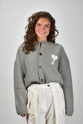 Ami Paris vest ADC Nuage UKC366.KN0135 gris/ecru