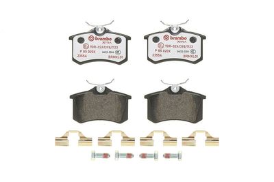Remblokkenset, schijfrem BREMBO XTRA LINE P85020X