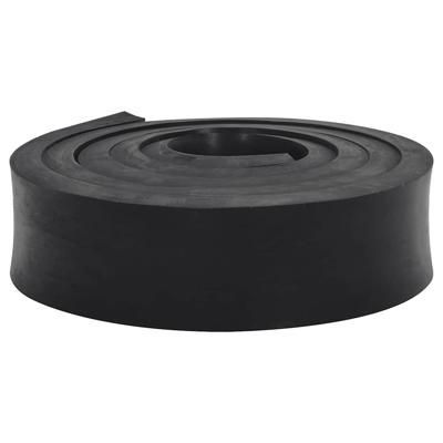 Rubberen rand voor sneeuwploeg 300x8x2 cm zwart