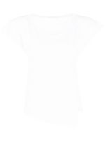 ISABEL MARANT t-shirt asymétrique Sebani à design matelassé - Blanc