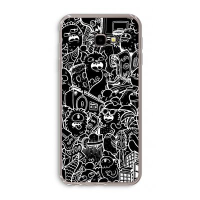 Vexx Black City : Samsung Galaxy J4 Plus Transparant Hoesje