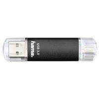 Hama FlashPen Laeta Twin USB-stick smartphone/tablet Zwart 128 GB USB 3.2 Gen 1 (USB 3.0), Micro-USB 2.0 - thumbnail