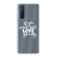 Partner in crime: Sony Xperia 5 II Transparant Hoesje