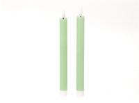 HBX Natural Living Dinerkaars led vlam 24.5cm groen