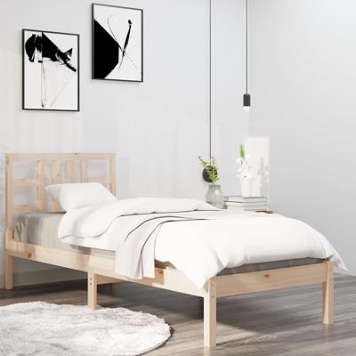 Bedframe massief hout 90x190 cm