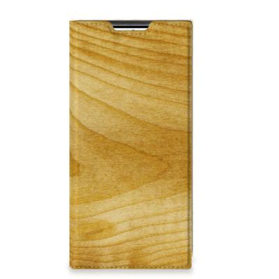 Samsung Galaxy S22 Ultra Book | Wallet Case | Licht Hout Samsung Galaxy S22 Ultra Book | Wallet Case | Licht Hout
