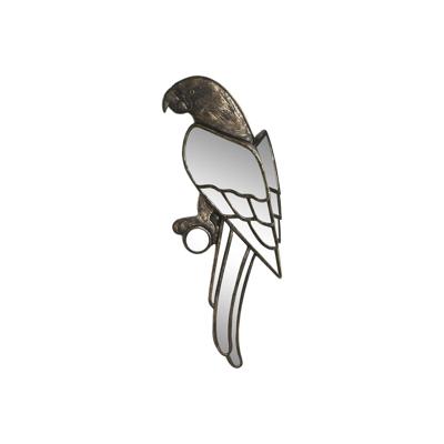 Wanddecoratie Home ESPRIT Gouden Modern Papegaai 18,5 X 5,5 X 49,5 CM