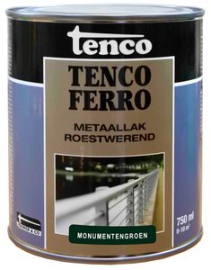 Ferro monumentengroen 0,75l verf/beits - tenco