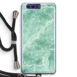 Groen marmer: Honor 9 Transparant Hoesje met koord