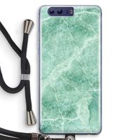 Groen marmer: Honor 9 Transparant Hoesje met koord