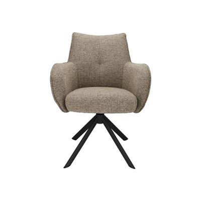 Haluta Draaibare Eetkamerstoel met arm Zenith - Beige