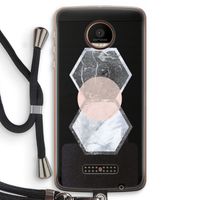Creatieve toets: Motorola Moto Z Force Transparant Hoesje met koord