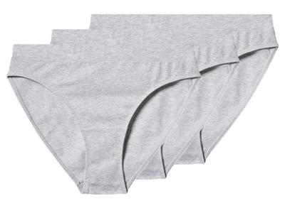 esmara Set van 3 dames onderbroeken (Grijs, L (44/46)) esmara Set van 3 dames onderbroeken (Grijs, L (44/46))