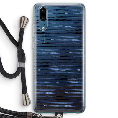 Verrassende lijnen: Huawei P20 Transparant Hoesje met koord