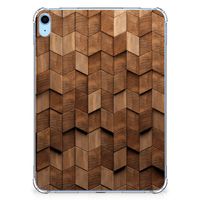 Silicone Tablet Hoes voor iPad (2022) 10.9 Wooden Cubes - thumbnail