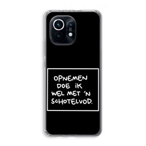 Schotelvod: Xiaomi Mi 11 Transparant Hoesje