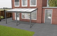 Aluminium aanbouwveranda Velvetline 500x300 cm - Polycarbonaat dak - thumbnail