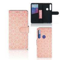 Motorola One Action Telefoon Hoesje Pattern Orange