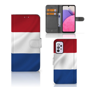 Samsung Galaxy A33 5G Bookstyle Case Nederlandse Vlag