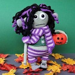 Haakpatroon Frankie de Halloween amigurumi