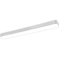 LED Plafondlamp - Plafondverlichting - Trion Astinto - 37W - Aanpasbare Kleur - Dimbaar - Rechthoek - Mat Wit - Aluminium - thumbnail