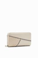 Grote portemonnee met patch - WHITE - U