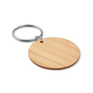 Ronde Sleutelhanger Bamboe