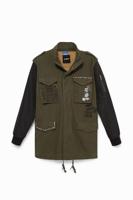Hybride parka met Mickey Mouse - GREEN - XS