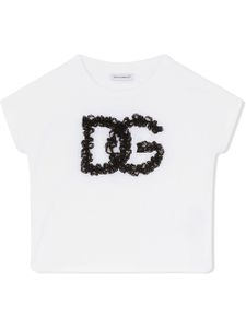 Dolce & Gabbana Kids t-shirt à logo - Blanc