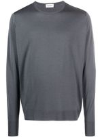 John Smedley pull Marcus en maille fine - Gris - thumbnail