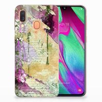 Hoesje maken Samsung Galaxy A40 Letter Painting