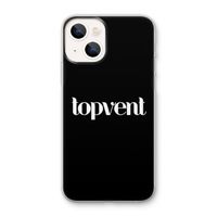 Topvent Zwart: iPhone 13 mini Transparant Hoesje