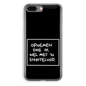 Schotelvod: iPhone 8 Plus Transparant Hoesje