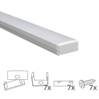 Led strip profiel breed opbouw laag 3 meter