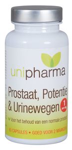 Unipharma Prostaat, Potentie & Urinewegen Capsules