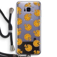 You Had Me At Pizza: Samsung Galaxy S8 Plus Transparant Hoesje met koord